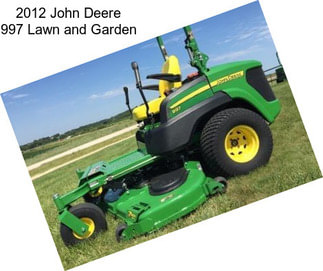 2012 John Deere 997 Lawn and Garden