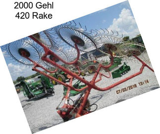 2000 Gehl 420 Rake