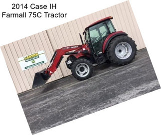 2014 Case IH Farmall 75C Tractor