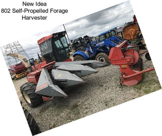 New Idea 802 Self-Propelled Forage Harvester