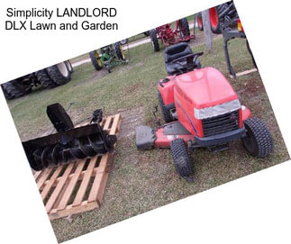 Simplicity LANDLORD DLX Lawn and Garden