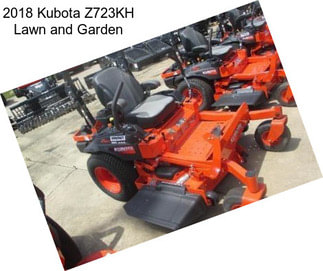 2018 Kubota Z723KH Lawn and Garden