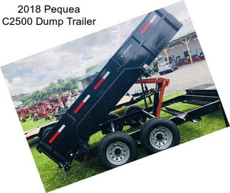 2018 Pequea C2500 Dump Trailer