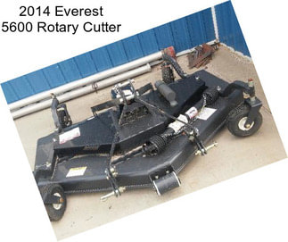 2014 Everest 5600 Rotary Cutter