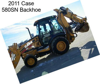 2011 Case 580SN Backhoe