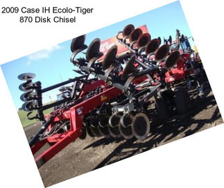 2009 Case IH Ecolo-Tiger 870 Disk Chisel