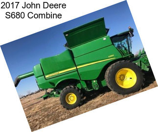 2017 John Deere S680 Combine