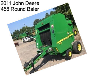 2011 John Deere 458 Round Baler