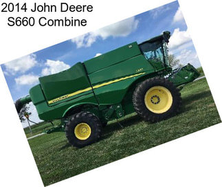 2014 John Deere S660 Combine