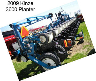 2009 Kinze 3600 Planter