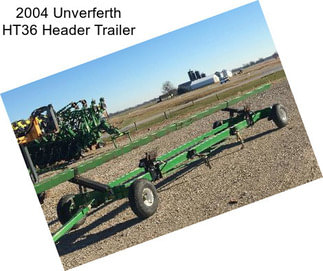 2004 Unverferth HT36 Header Trailer