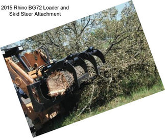 2015 Rhino BG72 Loader and Skid Steer Attachment