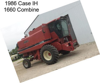 1986 Case IH 1660 Combine