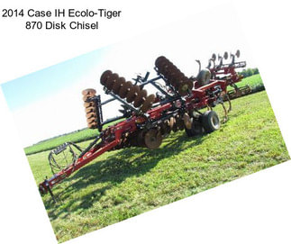 2014 Case IH Ecolo-Tiger 870 Disk Chisel