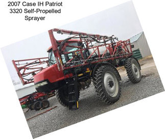 2007 Case IH Patriot 3320 Self-Propelled Sprayer