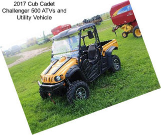 2017 Cub Cadet Challenger 500 ATVs and Utility Vehicle