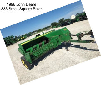 1996 John Deere 338 Small Square Baler