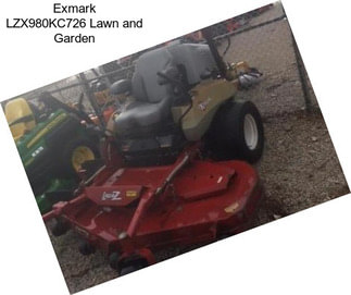 Exmark LZX980KC726 Lawn and Garden
