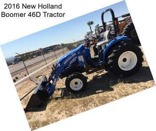 2016 New Holland Boomer 46D Tractor