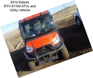 2014 Kubota RTV-X1100 ATVs and Utility Vehicle