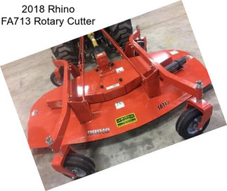 2018 Rhino FA713 Rotary Cutter