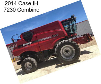 2014 Case IH 7230 Combine