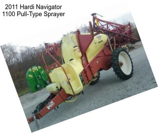 2011 Hardi Navigator 1100 Pull-Type Sprayer