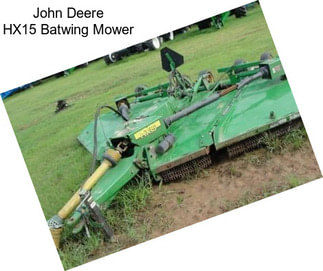John Deere HX15 Batwing Mower