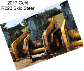 2017 Gehl R220 Skid Steer