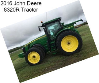 2016 John Deere 8320R Tractor