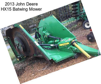 2013 John Deere HX15 Batwing Mower