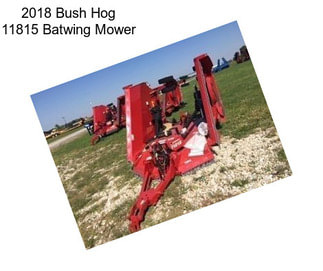 2018 Bush Hog 11815 Batwing Mower