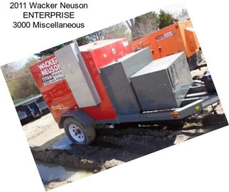 2011 Wacker Neuson ENTERPRISE 3000 Miscellaneous