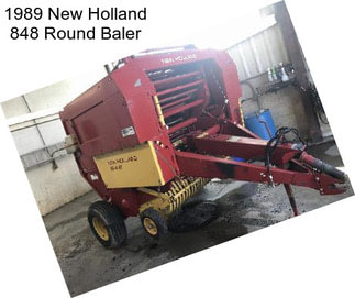 1989 New Holland 848 Round Baler