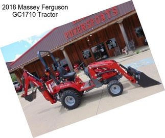 2018 Massey Ferguson GC1710 Tractor