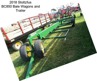 2018 Stoltzfus BC850 Bale Wagons and Trailer