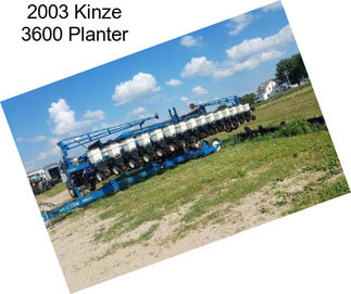 2003 Kinze 3600 Planter