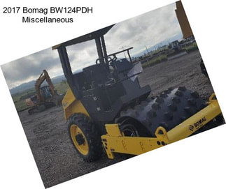 2017 Bomag BW124PDH Miscellaneous