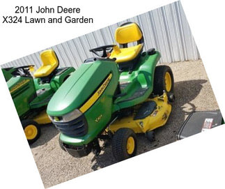 2011 John Deere X324 Lawn and Garden