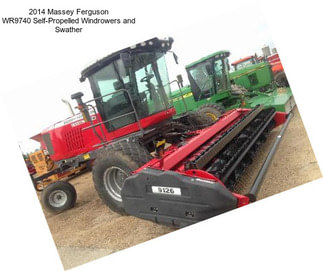 2014 Massey Ferguson WR9740 Self-Propelled Windrowers and Swather