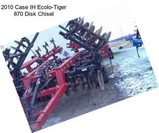 2010 Case IH Ecolo-Tiger 870 Disk Chisel