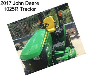 2017 John Deere 1025R Tractor