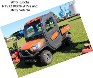 2015 Kubota RTVX1100CR ATVs and Utility Vehicle