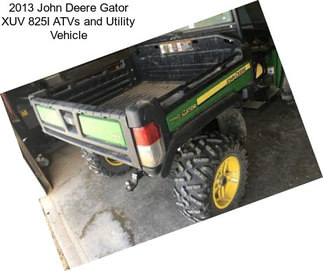 2013 John Deere Gator XUV 825I ATVs and Utility Vehicle