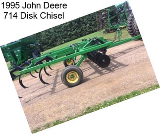 1995 John Deere 714 Disk Chisel