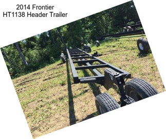 2014 Frontier HT1138 Header Trailer