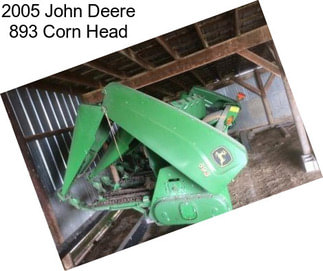 2005 John Deere 893 Corn Head