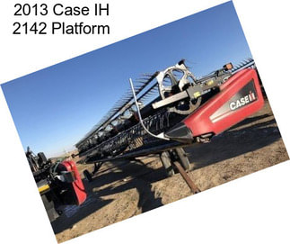 2013 Case IH 2142 Platform