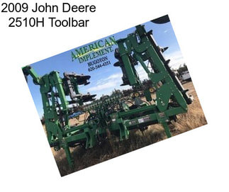 2009 John Deere 2510H Toolbar