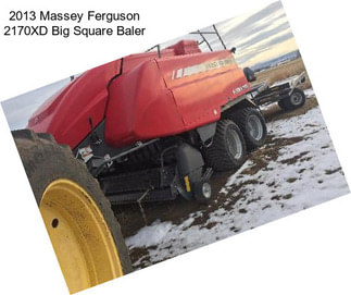 2013 Massey Ferguson 2170XD Big Square Baler